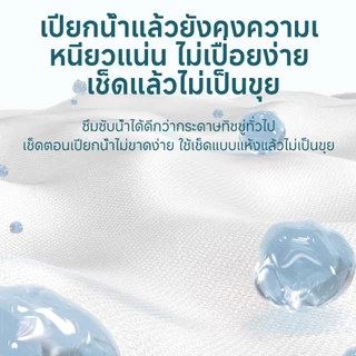 【10 แพ็ค】 Botare Air-cushion กระดาษทิชชู่ห่อเขียวมินิมอล หนา 4 ชั้น 60 แผ่น (ขนาด 140 x 175 มม.)