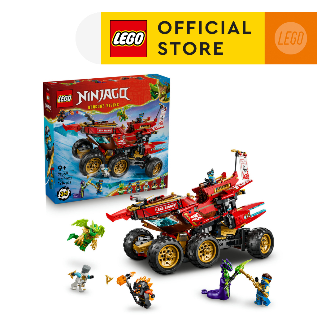 LEGO NINJAGO 71869 Land Bounty (1214 Pieces), Building Blocks, Kids Toy