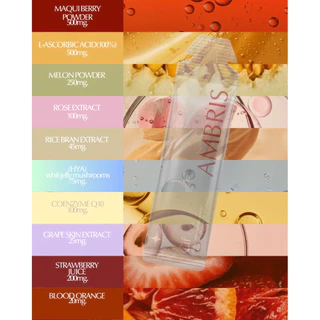 ❤️Ambris <New Update> น้ำชงตัวใส(สูตรใหม่) บรรจุ10ซอง/กล่อง