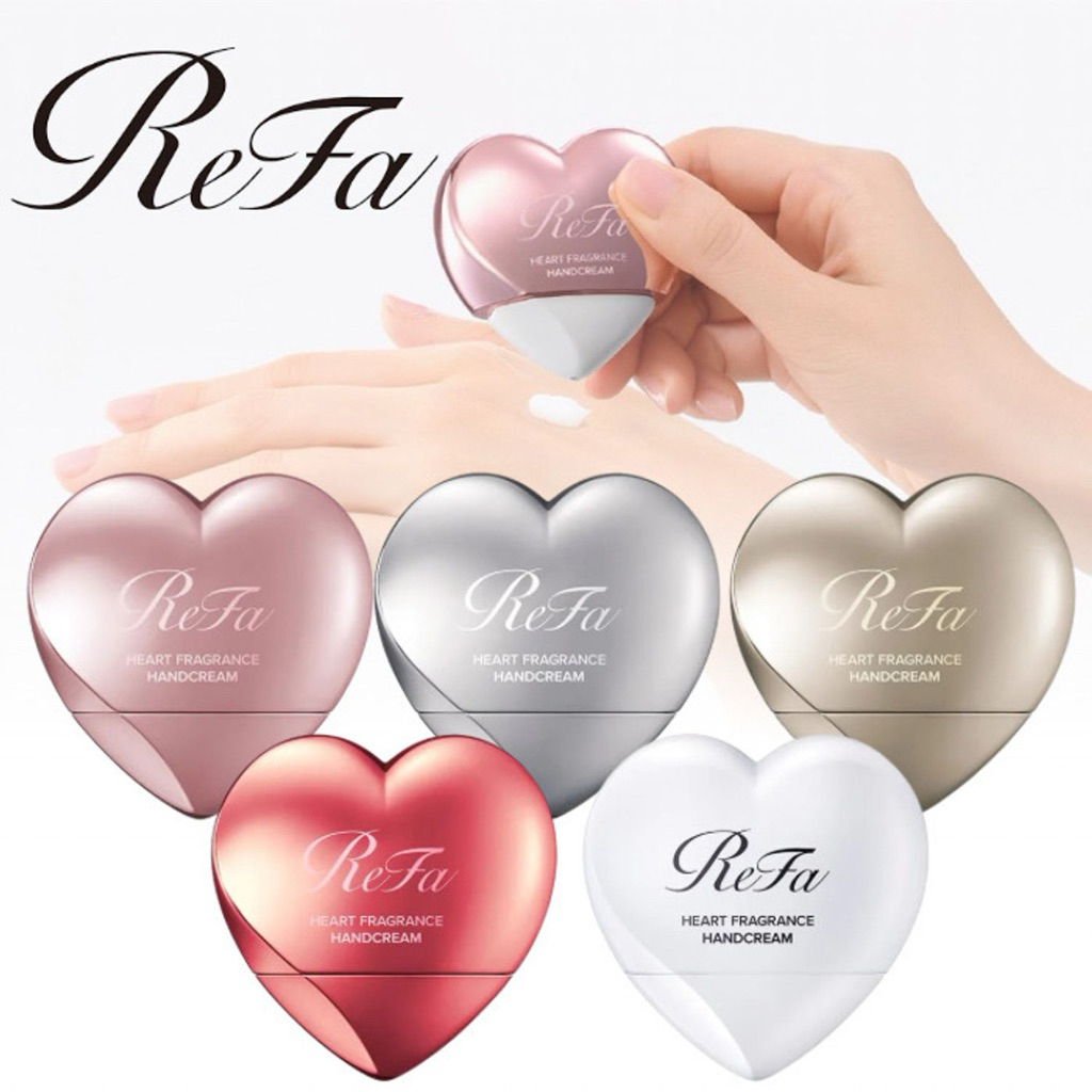 🇯🇵พรี | แท้ ReFa - Heart Fragrance Hand Cream 50g แฮนครีมพรีเมียม แพคเกจน่ารักมากค่ะ🇯🇵
