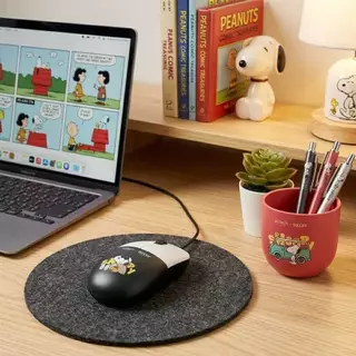 Anitech X Snoopy4 เมาส์มีสาย คลิกเงียบ 1200 DPI USB A-C รุ่น SNP-A552