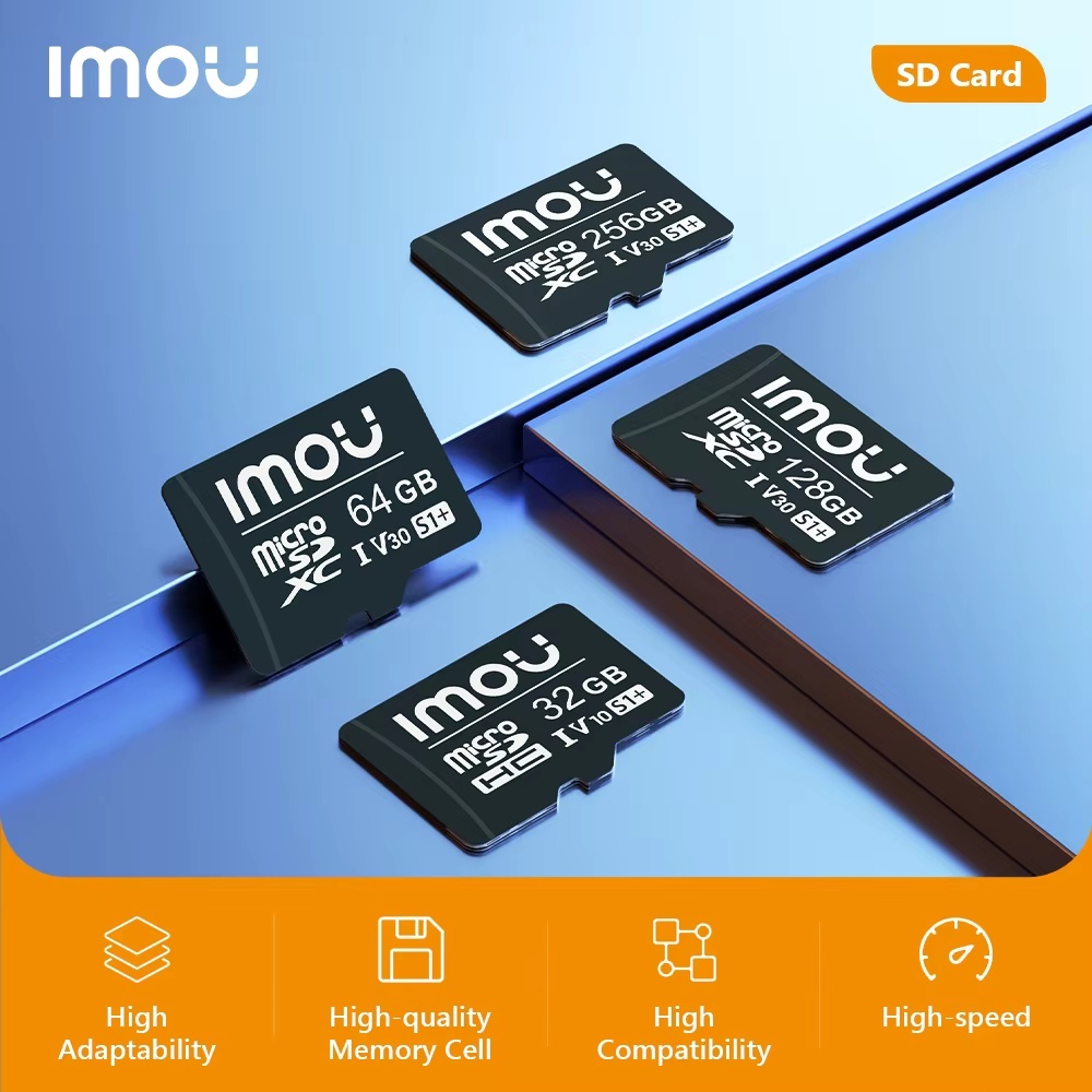 IMOU เมมโมรี่การ์ด Micro SD Card 32GB-2TB การ์ดหน่วยความจำ ความเร็วสูง สำหรับกล้องวงจรปิด มือถือ