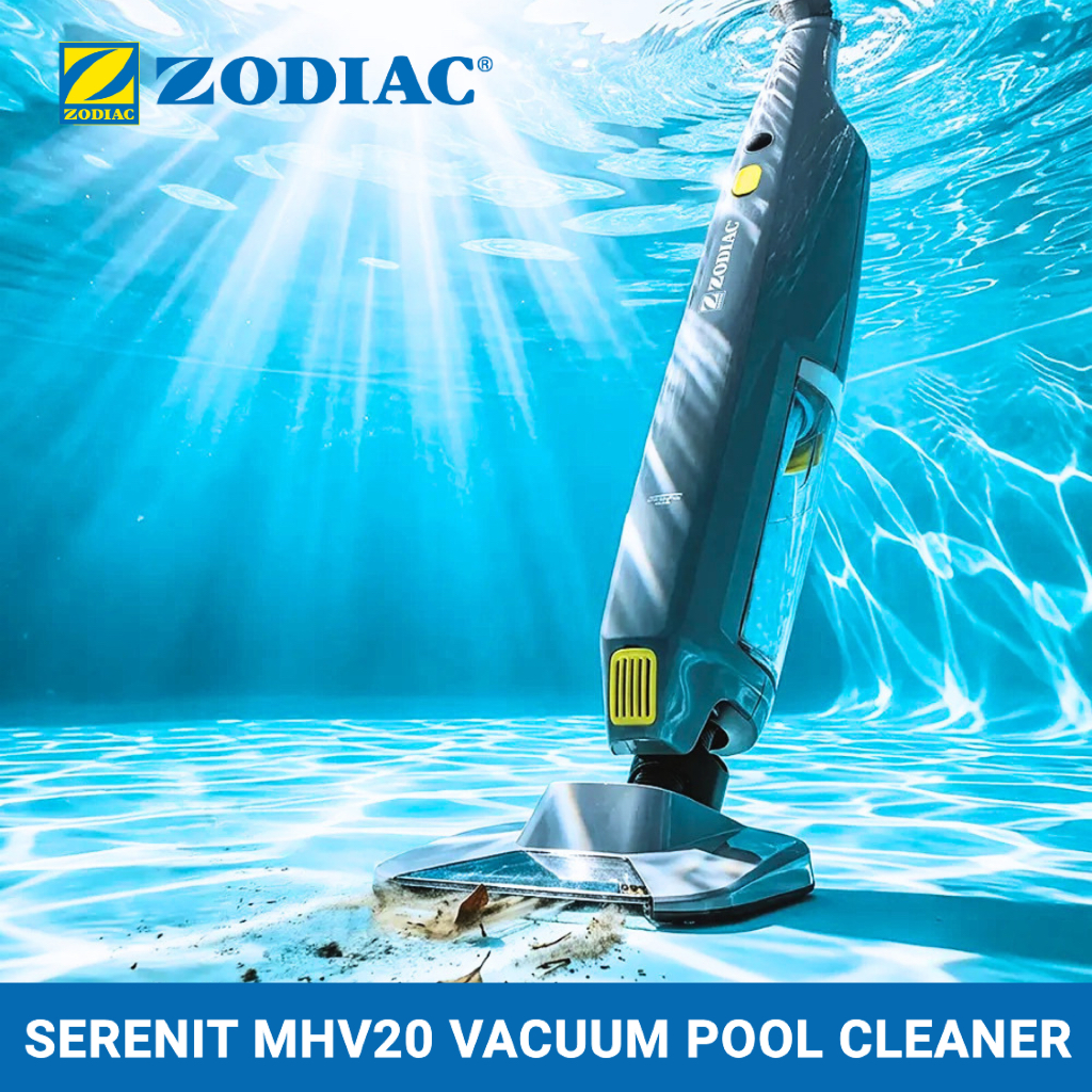 MHV 20 ด้ามดูดตะกอนไร้สาย สำหรับทำความสะอาดสระว่ายน้ำ - Zodiac Serenit Handheld Vacuum Automatic handheld pool vacuum
