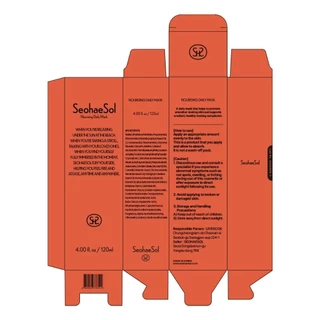 Seohaesol Nourishing Daily Mask 120ml พร้อมส่ง มาส์กบำรุงผิว ชุ่มชื้น ผิวอิ่มฟู