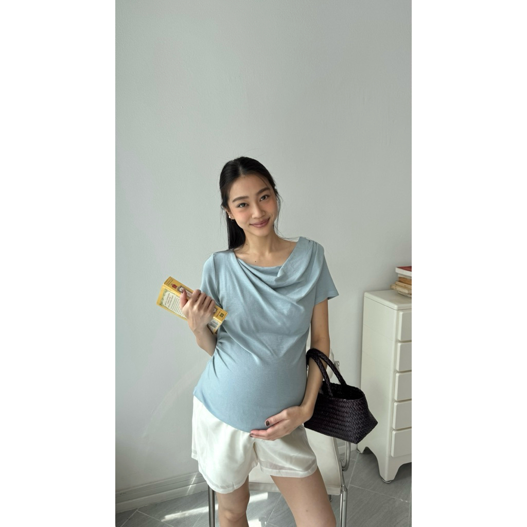 Mama2894 เสื้อยืดคนท้อง เสื้อยืด เสื้อยืดมาก เสื้อ basic เสื้อใส่ได้ทุกวัน