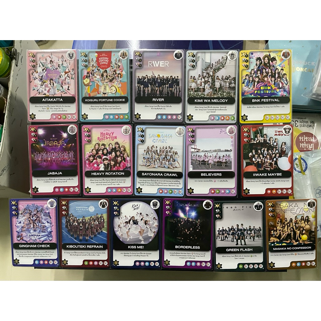 BNK48 CGM48 Stage battle Song Cards เพลงหลัก Common