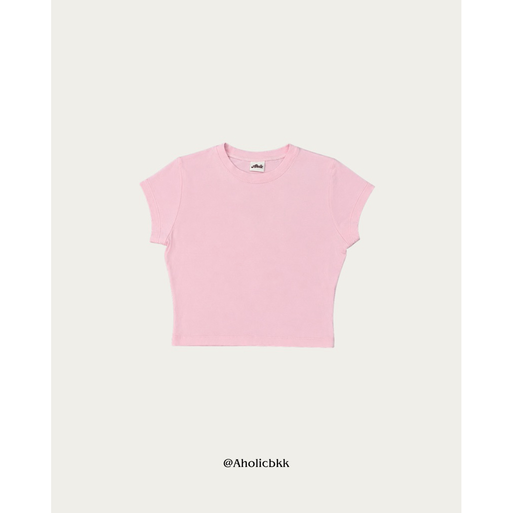 AHOLICBKK | Crop Top Rayon - เสื้อครอปเปล่า