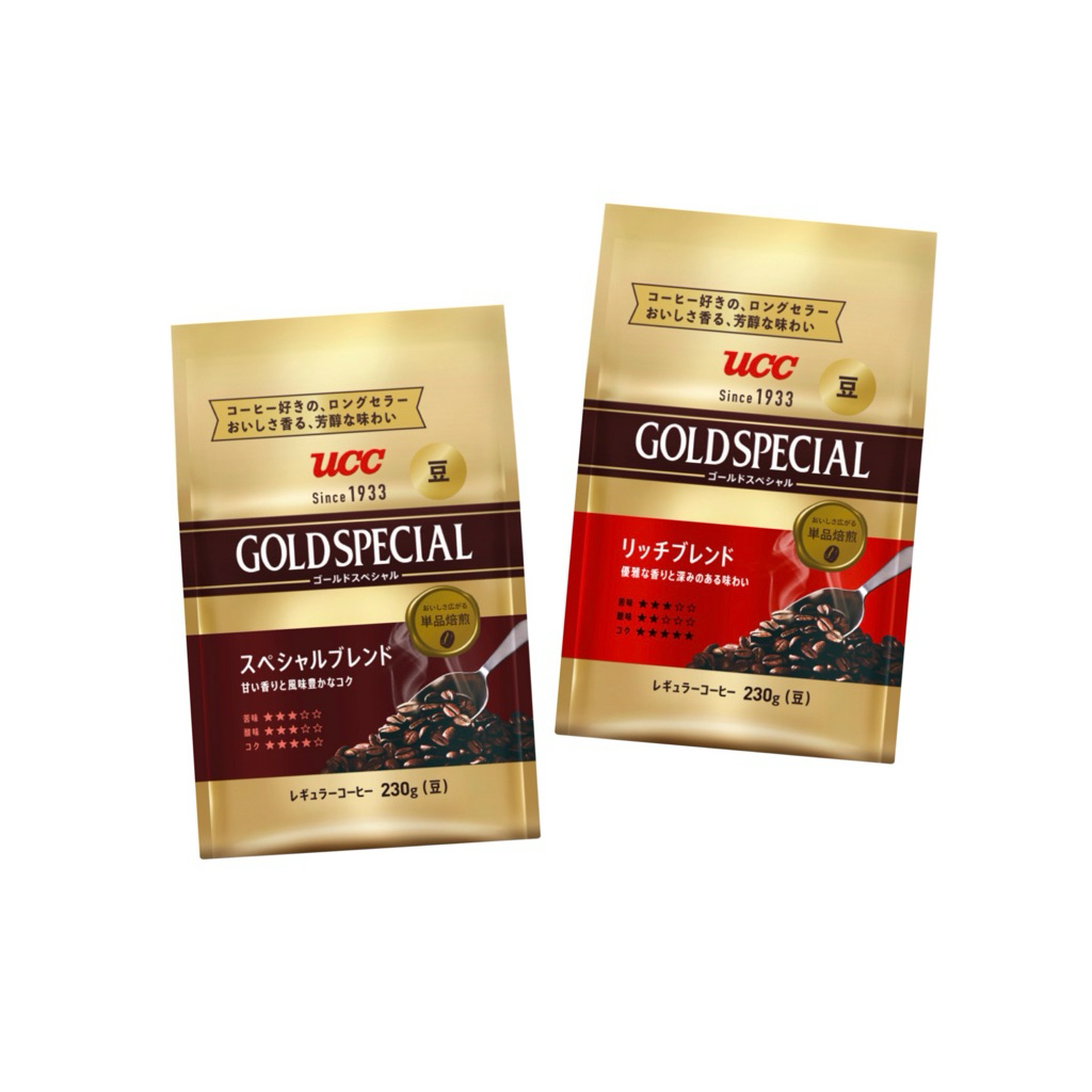 Ucc Gold เมล็ดกาแฟคั่วพิเศษ  - เบลนด์พิเศษ/ ริชเบลนด์