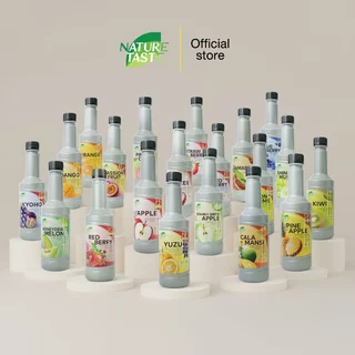 Nature Taste น้ำผลไม้เข้มข้นฟรุตเบสพรีเพอเรชั่น เพียวเร่ 21 รสชาติ ตราเนเจอร์เทส ขนาด 840 ml. (ผลิตจากผลไม้แท้ๆ)
