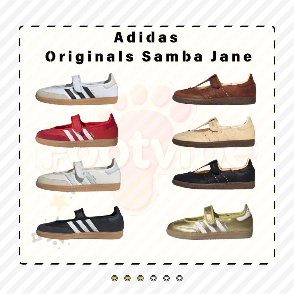 100%ของแท้ Adidas Originals Samba Jane Mary Jane JQ6446/JR1402/JQ6445/IH6599/JR7339