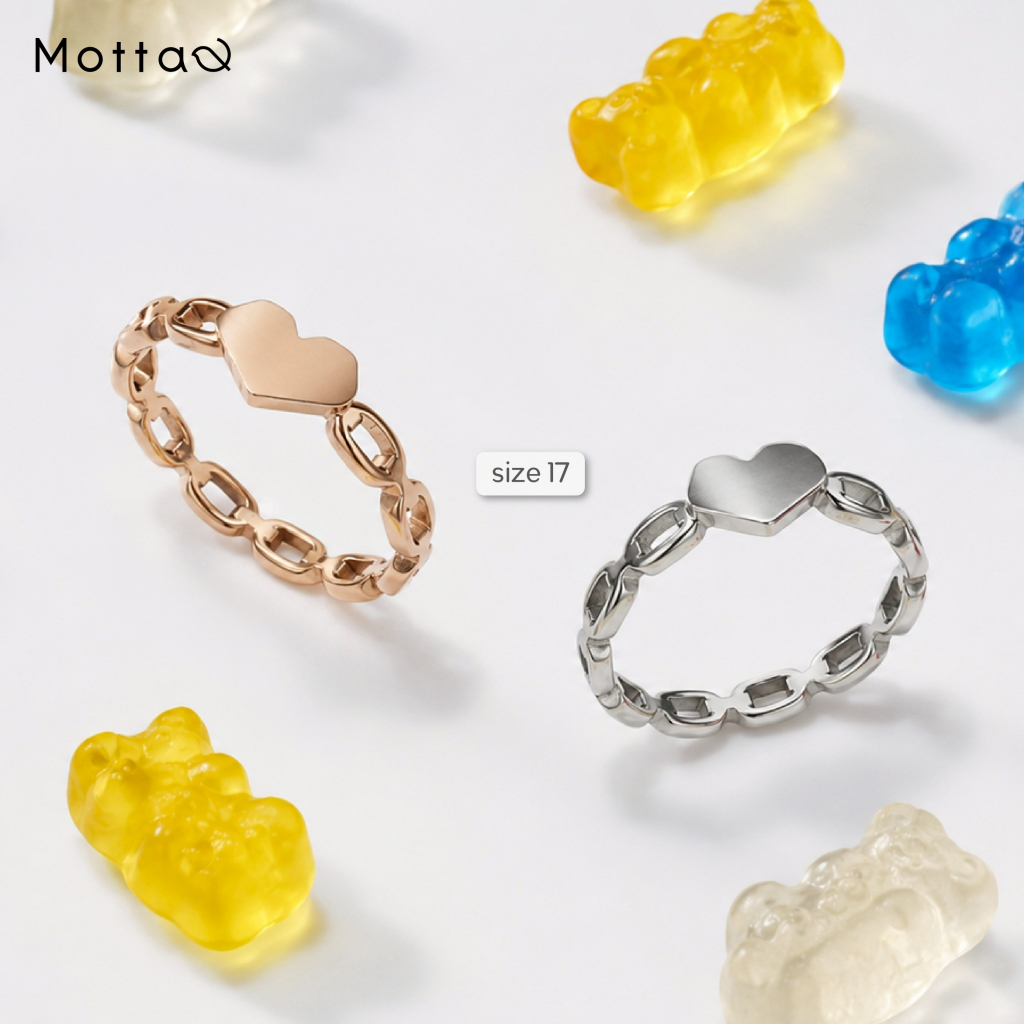 Motta Junly Pop Online Exclusive  แหวนสแตนเลส ใส่ได้กับทุกลุค