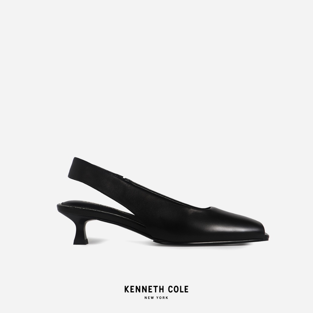KENNETH COLE รองเท้าส้นสูงผู้หญิงรุ่น MIRANDA SLINGBACKS​ Black สีดำ ( HEL - KS54243LE-001 )
