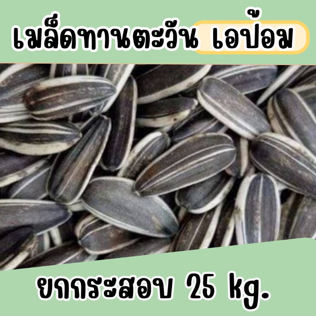 เมล็ดทานตะวันเอป้อม ยกกระสอบ 25 kg.
