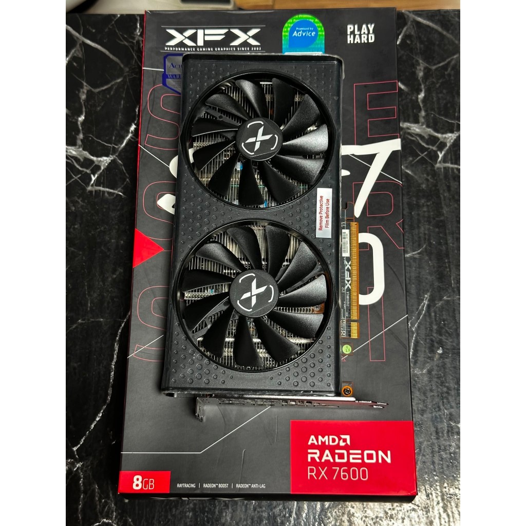 การ์ดจอ RX 7600 8GB XFX SWFT210 ประกันหมด 06/09/2571