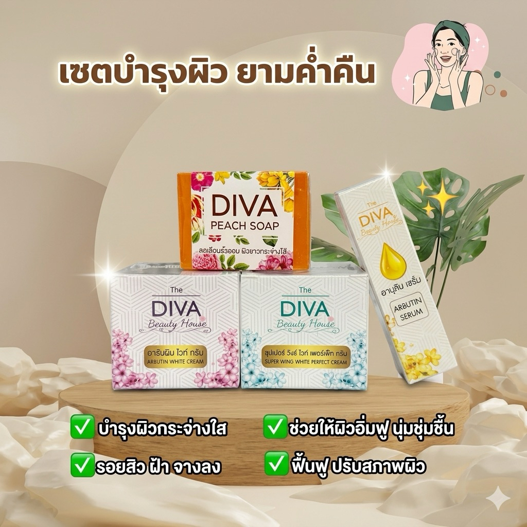 เซ็ตบำรุงผิวยามค่ำคืน