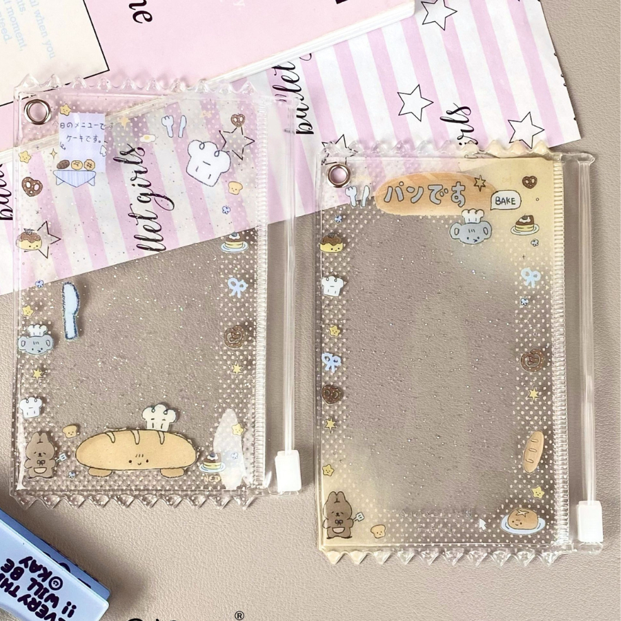 Bakery Daily Card Pouc | ซองใส & เฟรมการ์ดธีมขนมปัง ใส่การ์ด บัตร ฟีลคาเฟ่ญี่ปุ่น