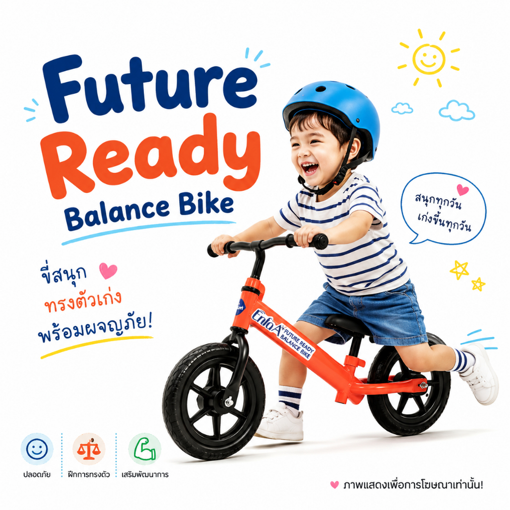 Future Ready Balance Bike รถจักรยานขาไถฟิวเจอร์เรดดี้บาลานซ์ไบค์