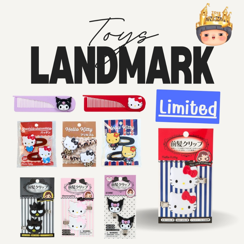 🔥ระบุตัว🌈 Sanrio Characters Series Hair Clip กิ๊บติดผม พร้อมส่งในไทย🔥 ของแท้ มีหน้าร้าน💛