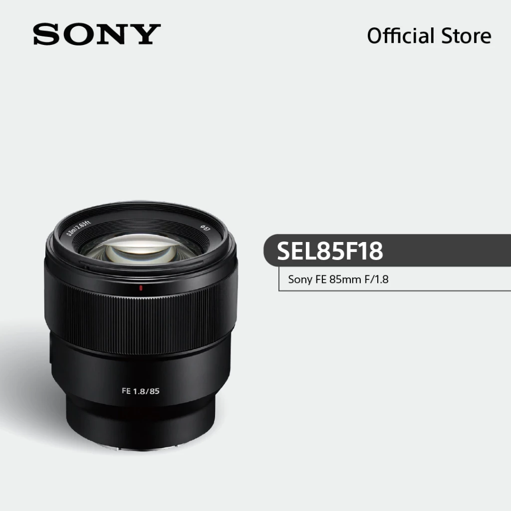 SONY เลนส์ E-mount (SEL85F18) ในรูปแบบสำหรับกล้อง Full Frame 85 mm F1.8