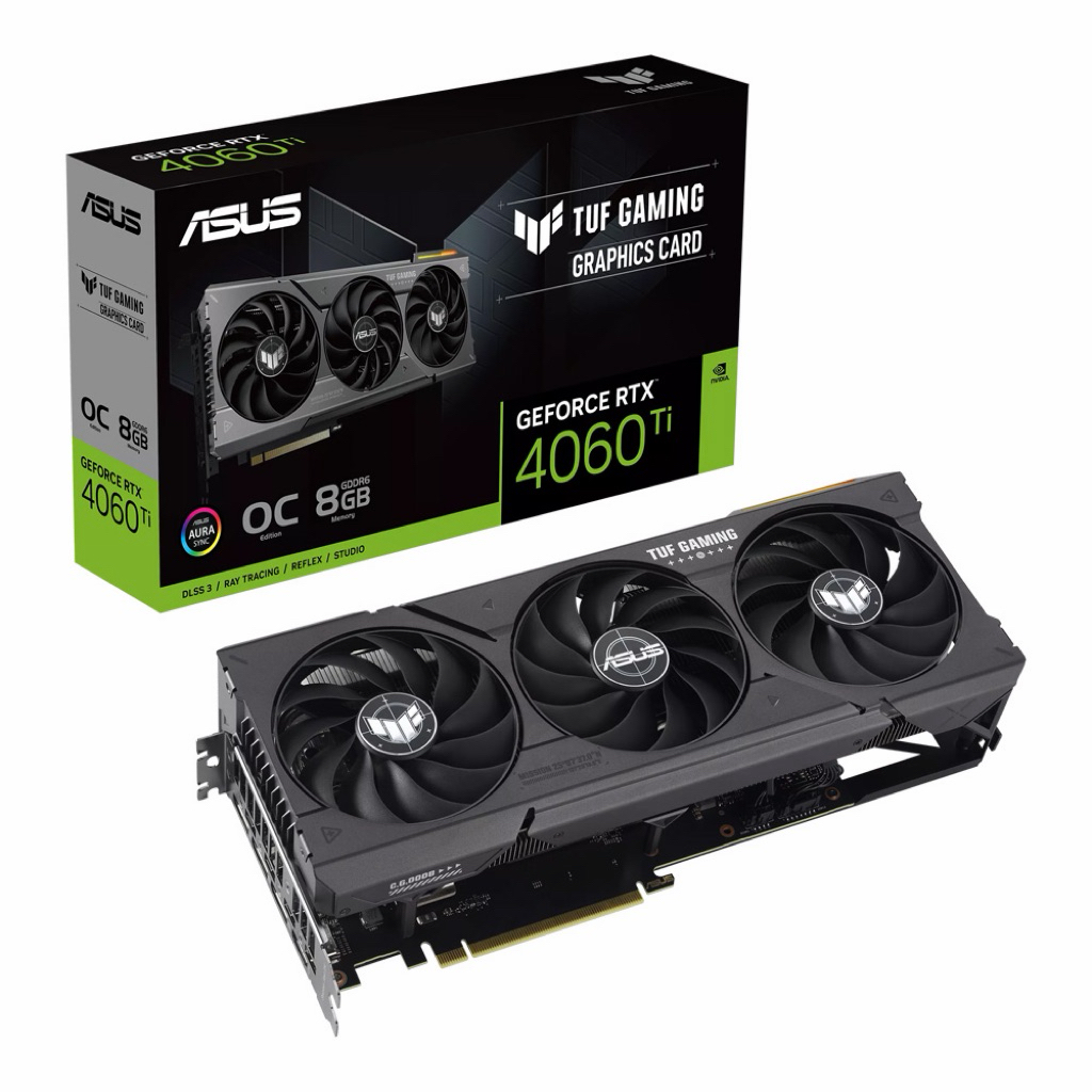 RTX4060TI ASUS TUF GAMING RTX 4060 TI 8GB GDDR6 OC EDITION