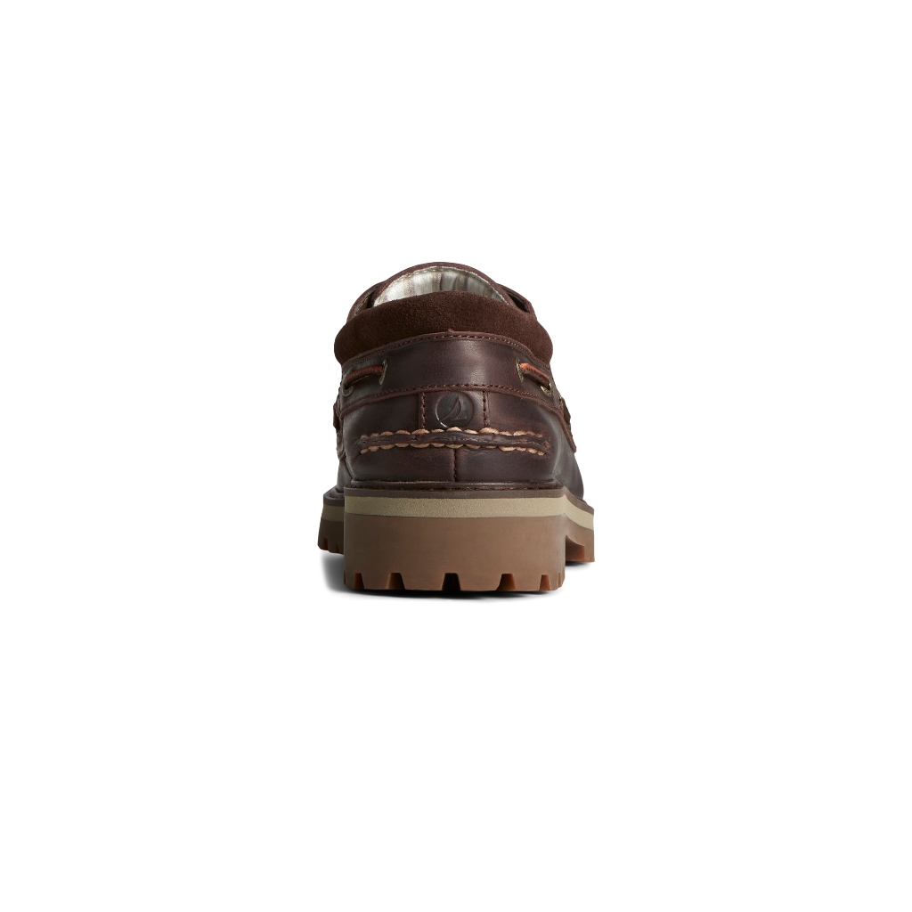 Sperry حذاء رجالي جلد A/O Lug بثلاث فتحات — بني — صورة 5