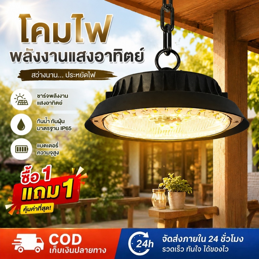 【3 สีเป็นตัวเลือก 💥】 1500000W Solar Vintage Light IP67 เกรดกันน้ำไฟสว่างอัตโนมัติสำหรับสวนทางเดินและฉากอื่น ๆ