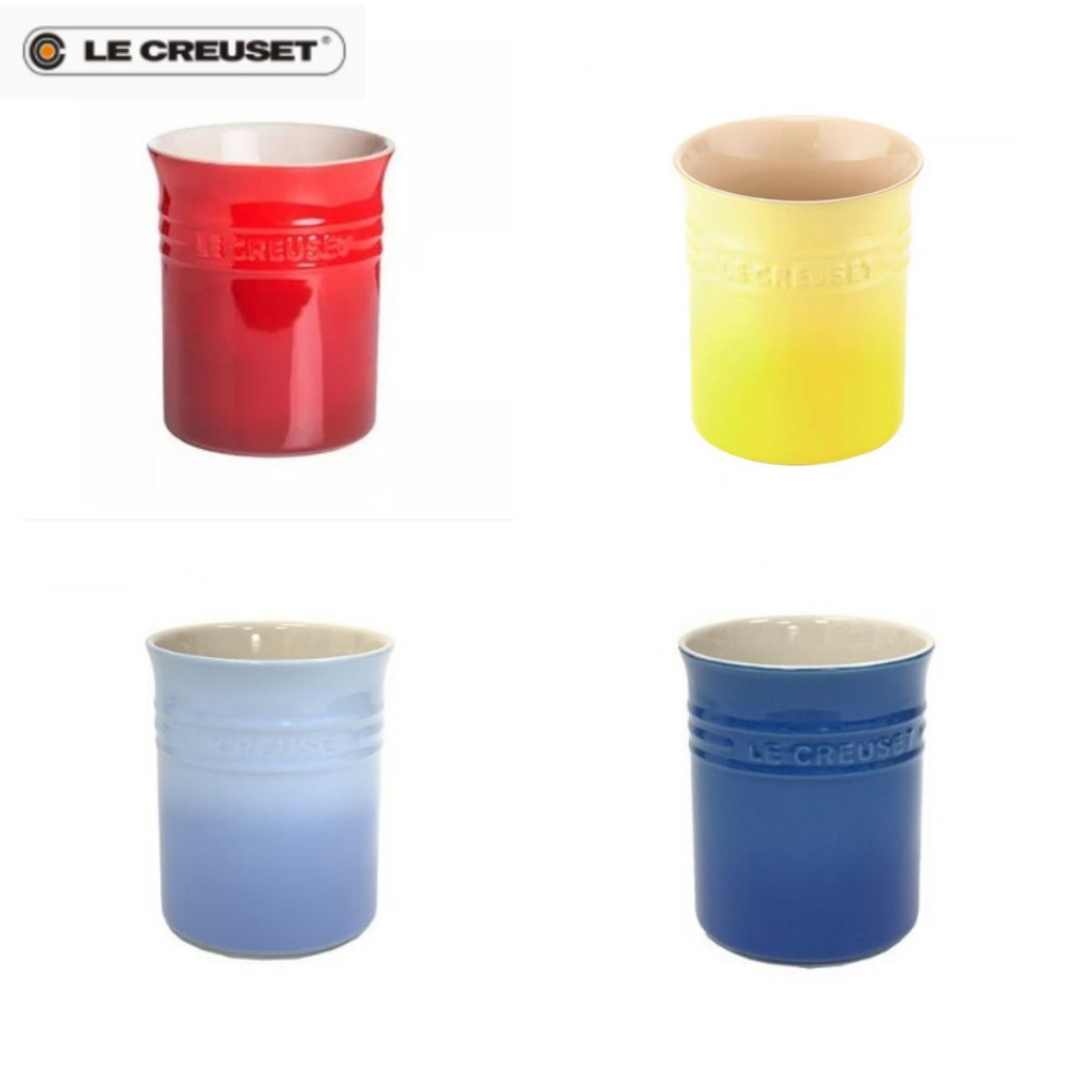 Le Creuset Ceramics Straight-sided Utensil Holder, Kitchen Chopstick Holder, Storage Holder