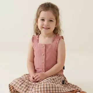 Hania Kids ชุดเซ็ตเสื้อ+กระโปรง สไตล์เกาหลี สำหรับเด็กผู้หญิง - K4125434
