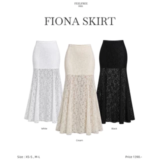 Fiona Skirt 1390.- กระโปรงยาวลูกไม้ทรงสวย ผ้าลูกไม้พรีเมียม ซับหนา2 ชั้น ใส่เข้ารูปตามสรีระ