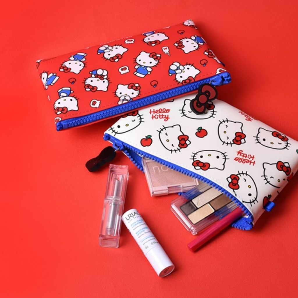 🇯🇵p+g design Nuu Zipper Pouch sanrio kitty keropi กระเป๋าใส่เหรียญ ธนบัตร  กุญแจ เคริ่องสำอาง ดินสอ