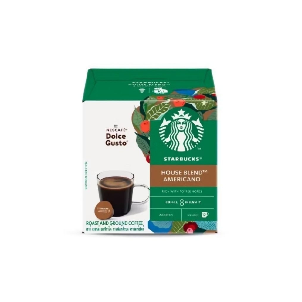 STARBUCKS BY NESCAFE DOLCE GUSTO AMERICANO HOUSEBLEND 12แคปซูล/กล่อง