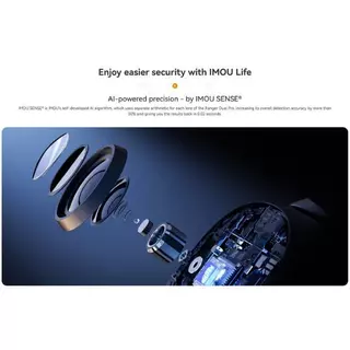 IMOU RANGER DUAL PRO 6MP/10MP กล้องวงจรปิด ภายใน สองเลนส์ในตัวเดียว ภาพสีตลอด24ชม ประกัน 2ปี