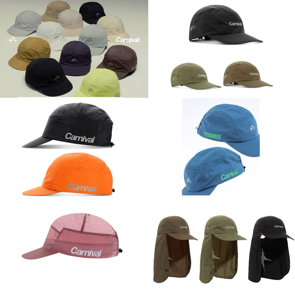 [แท้💯% ของใหม่ พร้อมส่ง] หมวกวิ่ง CARNIVAL RUNNING DASH CAP SERIES “AIR & SHELL & TRAIL & DESERT SHIELD”