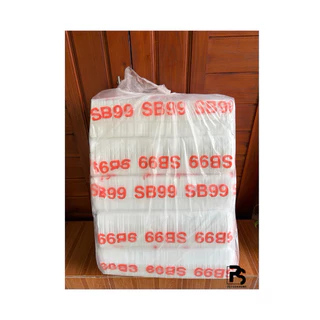 (ยกมัด 500 ใบ) กล่องโฟม SB99 กล่องข้าวก้นเรียบ ขนาด 11.2 ซม. x 16.8 ซม. x 2.8 ซม.