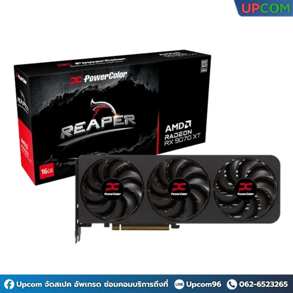 [ของใหม่] POWER COLOR VGA REAPER (FIGHTER) AMD RADEON RX 9070 XT 16GB