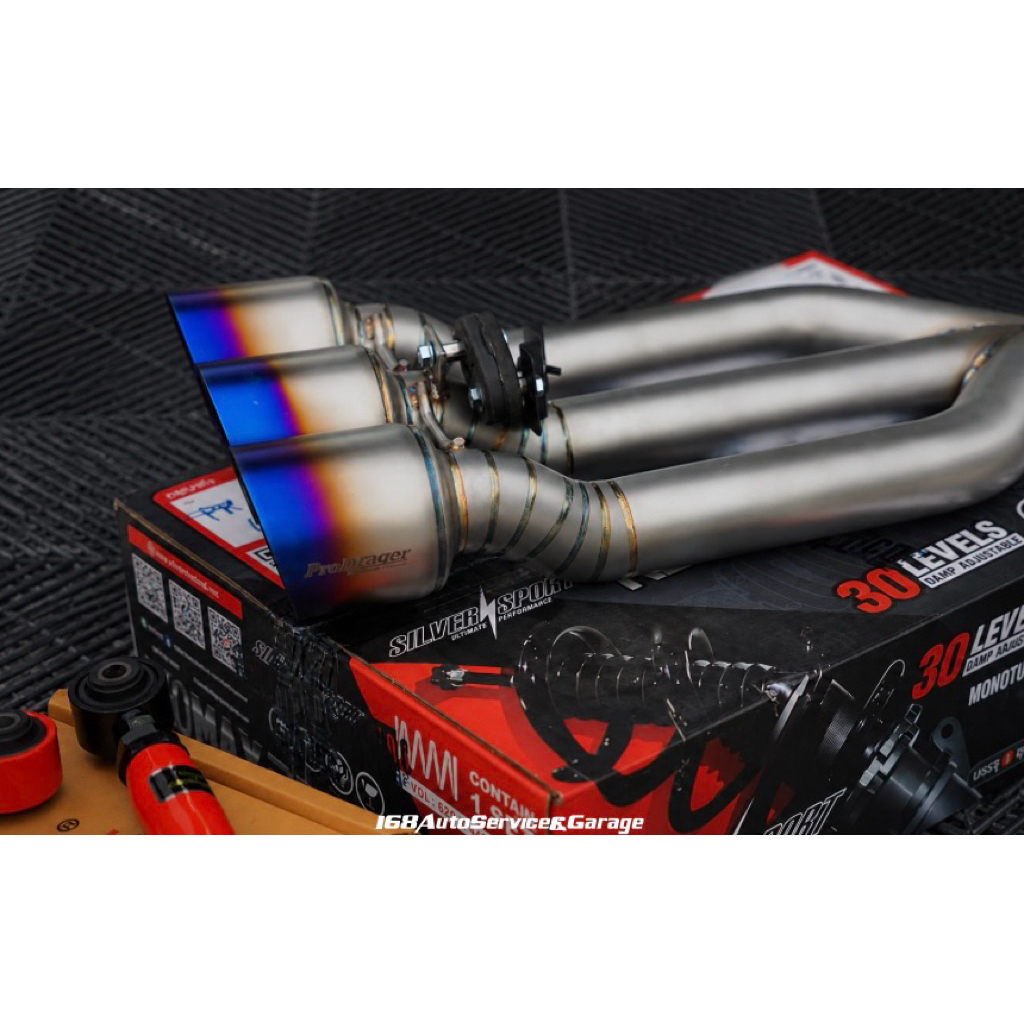 ท่อProdragerออก3 TripleFlow ตรงรุ่นสำหรับCivic Fc Fk Fe 1.5Turbo 2.0EHEV