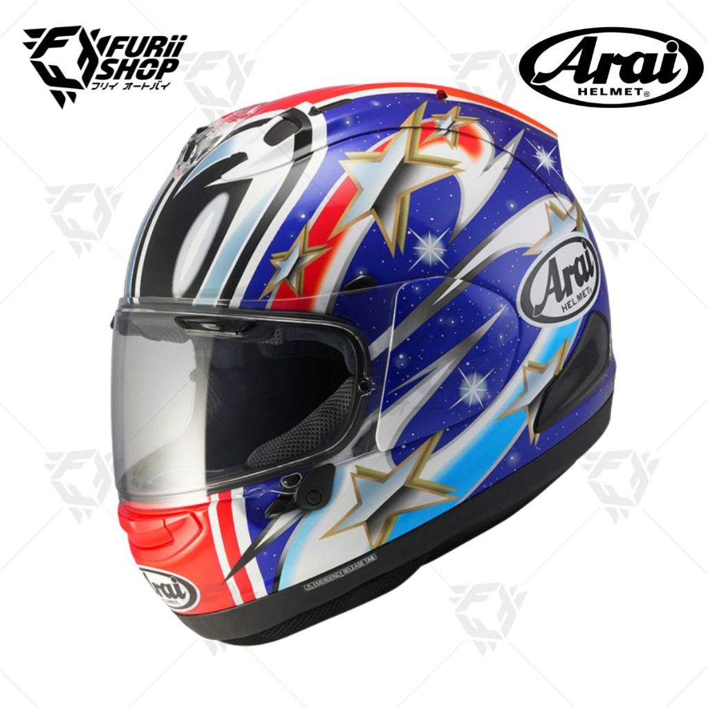 หมวกกันน็อค Arai RX-7V EVO 99 NAKANO RED หมวกกันน็อคแท้ศูนย์ไทย