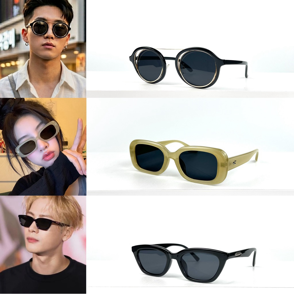 [𝐙𝐄𝐄𝐃𝐬] จัดเต็มรุ่นฮิต GentleM สวยๆ ใส่แล้วทรงไม่เฟล เลนส์UV400แท้ กันแดดได้จริง (พร้อมส่งในไทย🇹🇭)