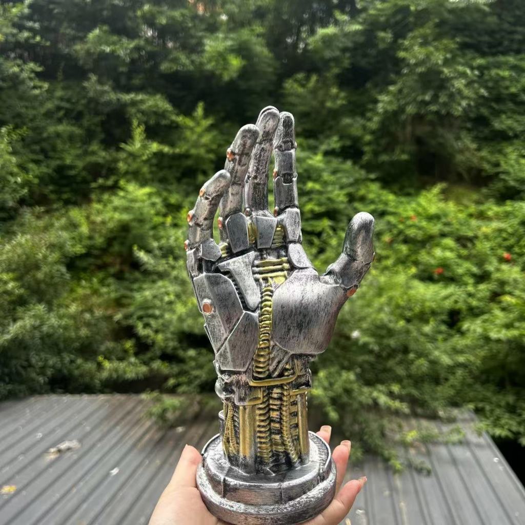 ✋พร้อมส่งด่วน✋ ขาตั้งมือ ที่วางโทรศัพท์ ขาตั้งมือปีศาจ มือหุ่นยนต์ โมเดลตั้งโต๊ะ พร็อพแต่งคอม