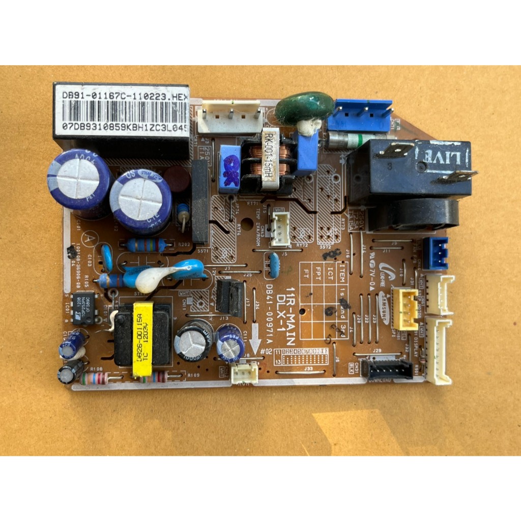 11R-MAIN DLX-1 DB41-00971A เมนบอร์ดควบคุมเครื่องปรับอากาศ สําหรับ Samsung อะไหล่แอร์มือสองแท้ เทสแล้ว พร้อมใช้งาน100%
