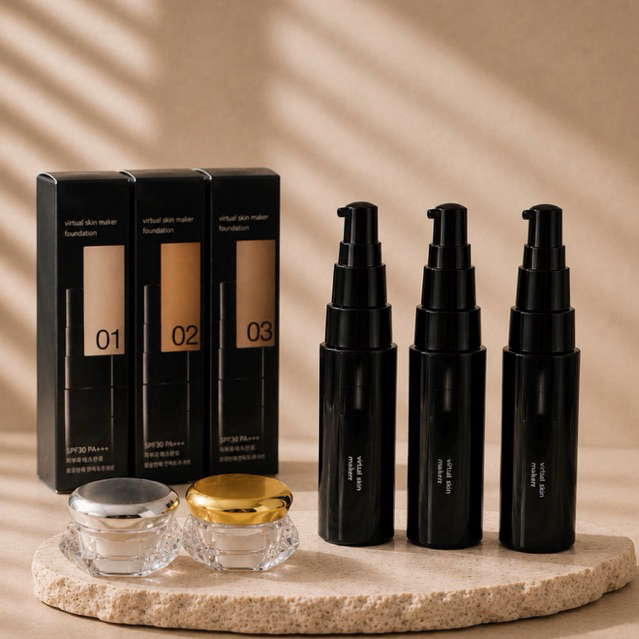 Paly🍓ส่งฟรี รองพื้น KATE Virtual Skin Maker ปกปิดสูง ผิวเนียนใส