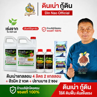 [โปรโมชั่นพิเศษ ดินเน่า 4 ลิตร] บำรุงดิน ปรับดิน เติมสารอาหารให้ดิน ราก ใบ ดอก ผล