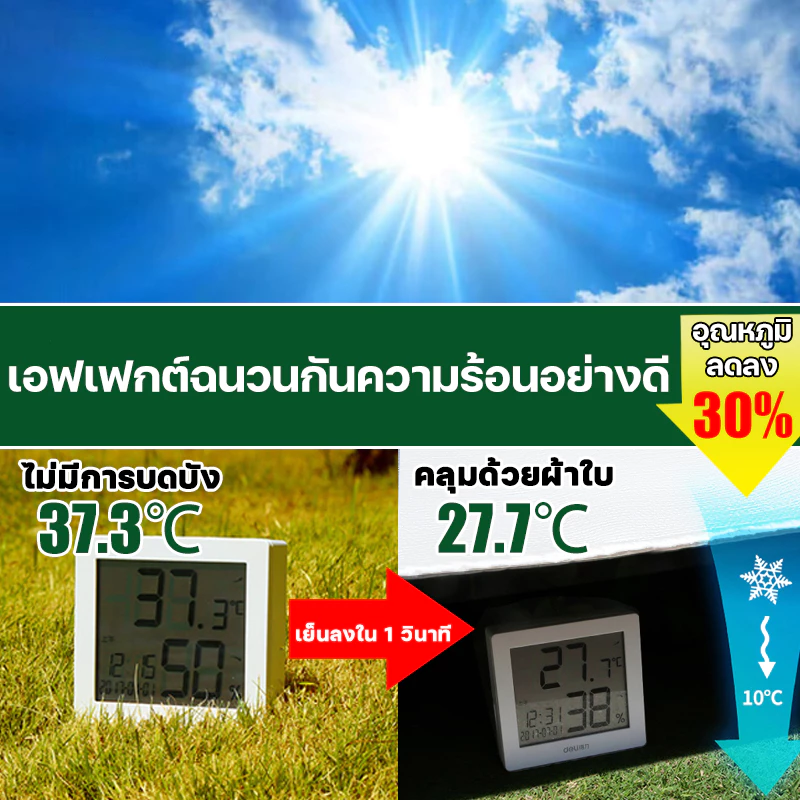 ผ้าใบกันแดดกันฝน เคลือบกันน้ำสองด้าน thumbnail 5