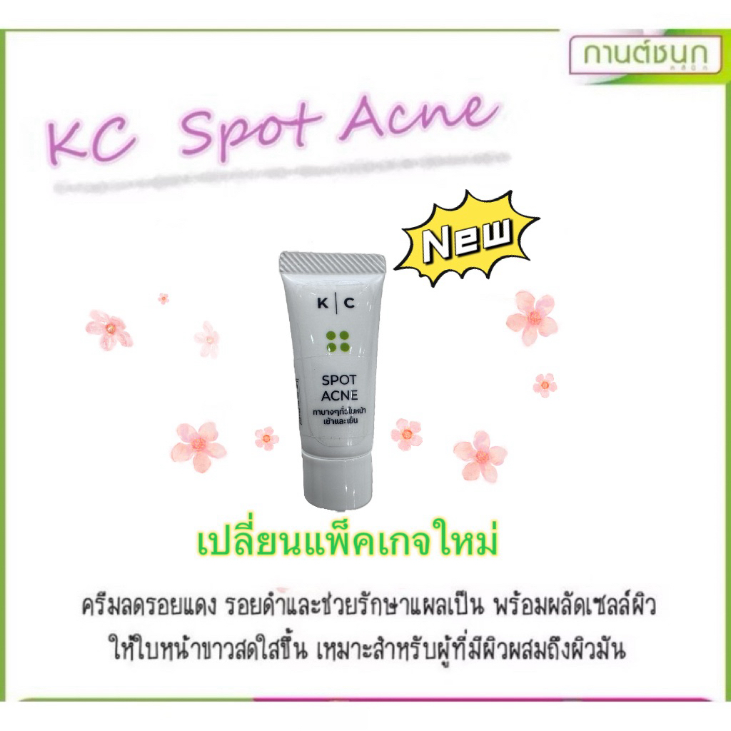 (💥ของแท้💯จ้า) Kcn Absolute Acne2 เปลี่ยนชื่อเป็น Kc Spot Acneแล้วนะคะ(กานต์ชนกคลินิก)ครีมรักษาสิวทุกประเภท