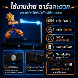 โคมไฟฟิกเกอร์อนิเมะ LED เอฟเฟกต์พลังแสง ชาร์จ Type-C ไฟตั้งโต๊ะ ของตกแต่งห้อง ของสะสม ของขวัญสำหรับแฟนอนิเมะ