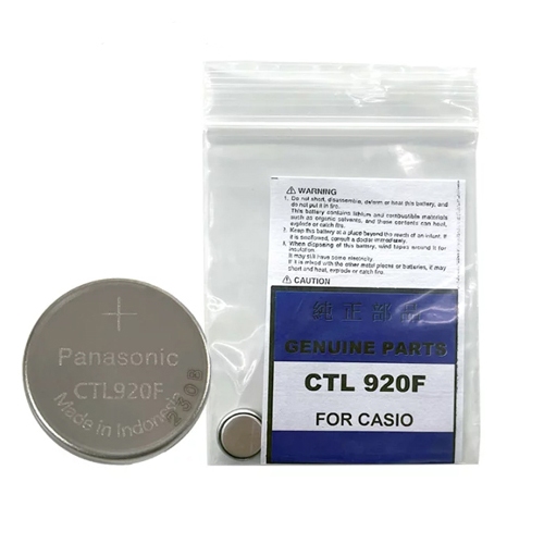 ถ่านชาร์จ Kinetic Capacitor CTL920F , CTL920 แบบไม่มีแผ่นเพลทสีทอง (แพ็คละ 1 เม็ด)