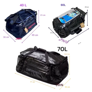 กระเป๋าเดินทาง เป้สะพายหลังกันน้ำ Patagonia Black Hole duffel