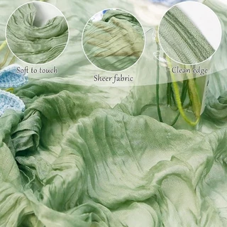 【จัดส่งจากประเทศไทย】ผ้าปูโต๊ะ ชีสผ้า Table Runner งานแต่งงานชายหาดชนบทโบโฮ นักวิ่งโต๊ะ ตกแต่งโต๊ะแต่งงาน 180/300/400cm