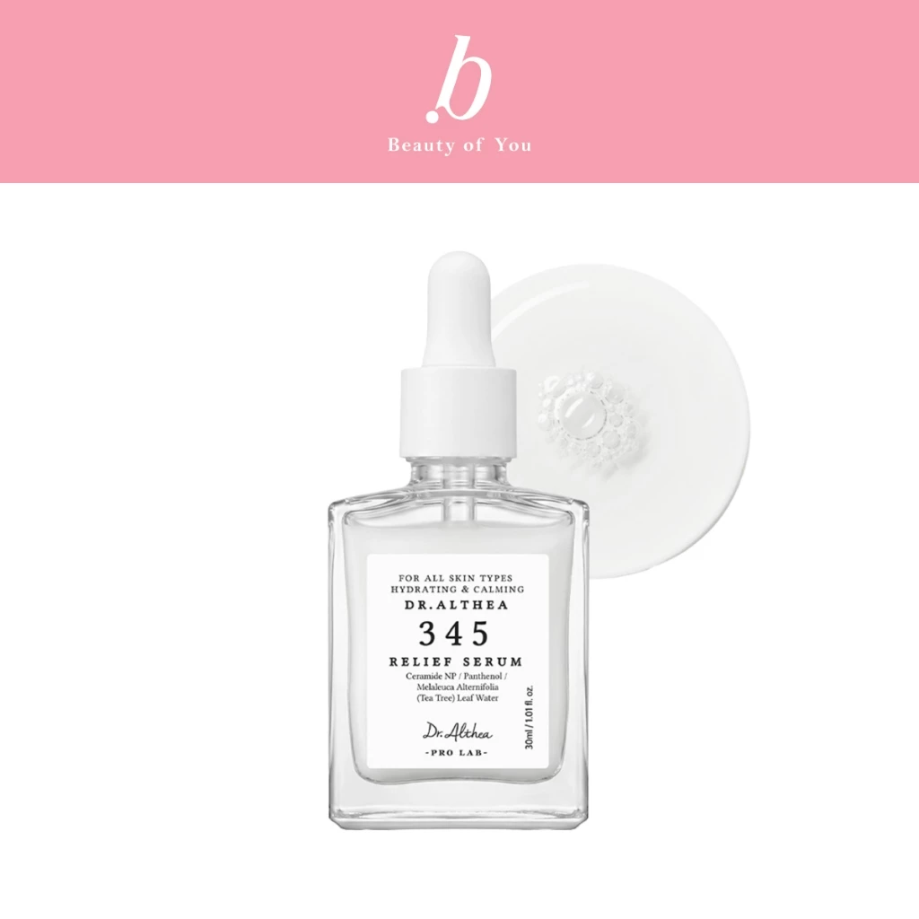 DR.ALTHEA 345 RELIEF SERUM 30ML เซรั่มครบจบในขวดเดียว สำหรับฟื้นสมดุลที่อ่อนล้าและเผชิญความเครียด (30ML) ดร.อัลเทีย