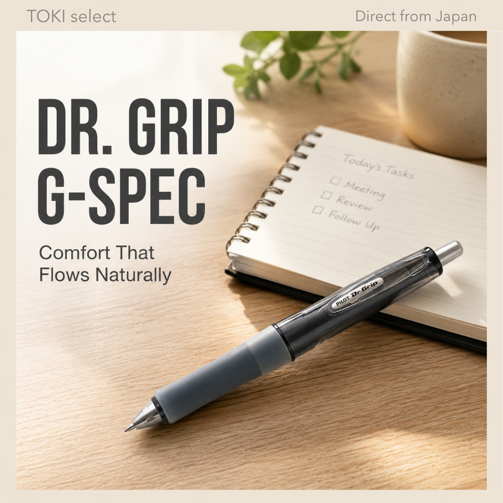 PILOT Dr. Grip G-SPEC 0.7mm Oil Ballpoint Pen Soft Grip Black Blue Red White Silver
